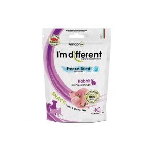 I’m Different FREEZE DRIED RABBIT ΓΙΑ ΣΚΥΛΟΥΣ ΚΑΙ ΓΑΤΕΣ 40gr